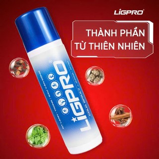 Chai Xịt Lạnh Giảm Đau Thảo Dược LIGPRO Giảm Đau Chấn Thương Thể Thao, Giảm Căng Cơ 160ml