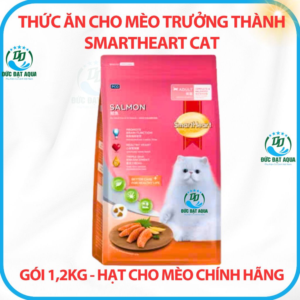 Thức ăn cho mèo TRƯỞNG THÀNH Smartheart Cat - gói 1,2kg - hạt cho mèo CHÍNH HÃNG siêu ngon 7