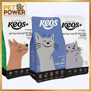 KEOS Thức ăn hạt cho Mèo [350gr-1.5kg]