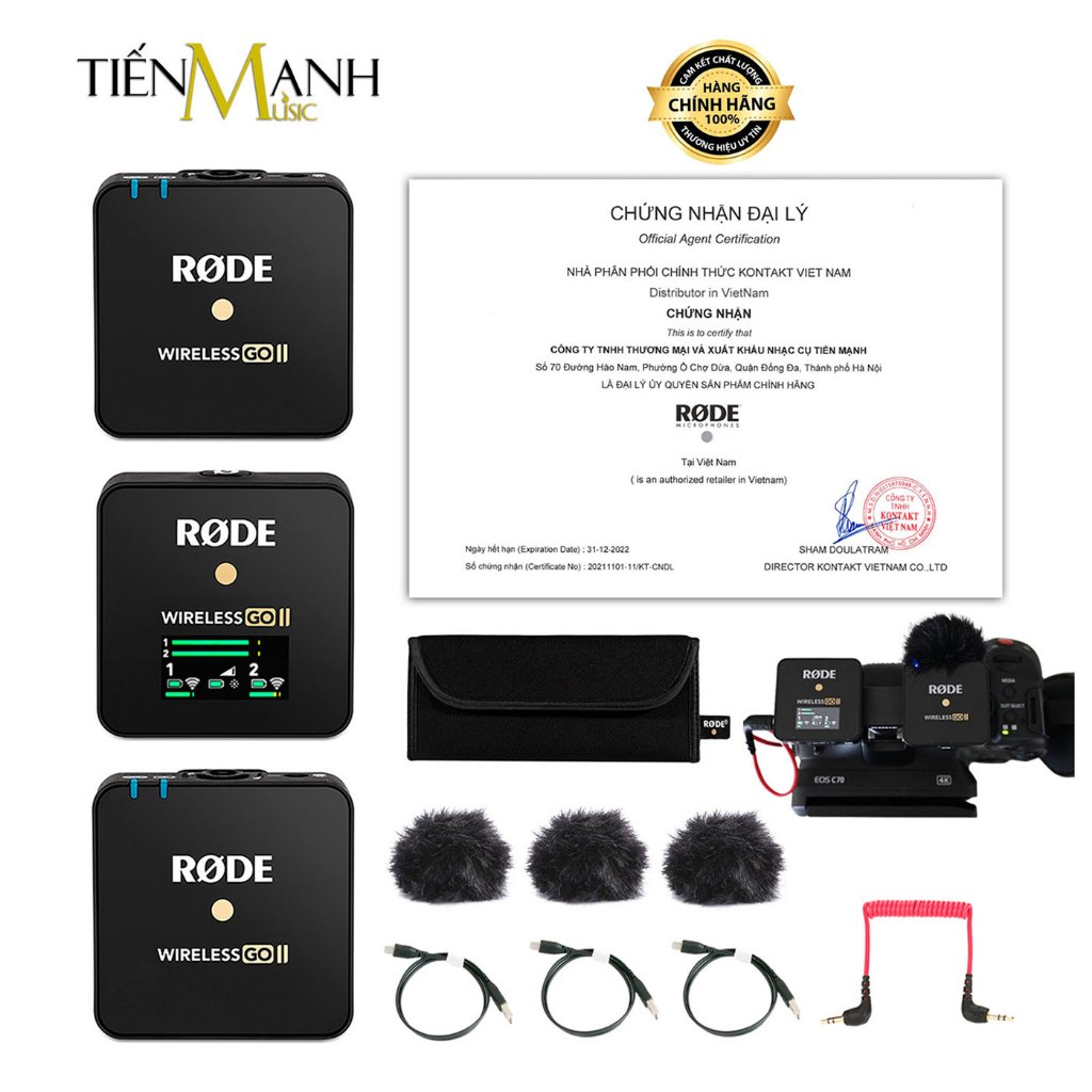 [Chính Hãng] Micro Rode Wireless 1 Phát, 2 Phát 1 Thu Go II, Go III Và ...