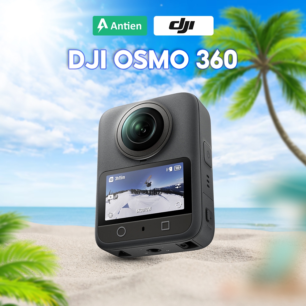 Camera hành động DJI Osmo 360 cảm biến 1/1.1 inch, quay video 360 độ ...