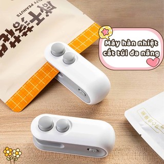Máy hàn nhiệt mini cầm tay đa năng hàn túi nhựa và cắt miệng túi tiện lợi