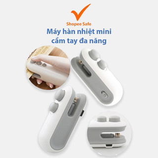 Máy hàn nhiệt mini cầm tay đa năng hàn túi nhựa và cắt miệng túi tiện lợi