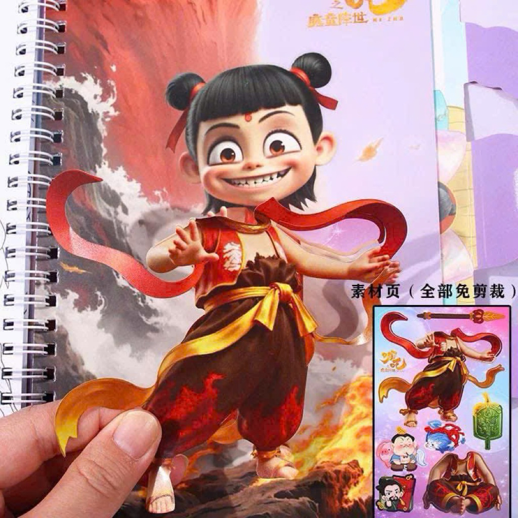 Sổ sticker tô màu natra cho bé