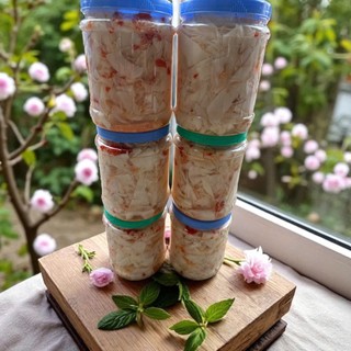 Măng tre muối tỏi ớt – hũ 1.5kg