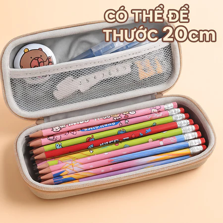 Hộp Bút In Lụa Họa Tiết Dễ Thương Sáng Tạo Cho Bé