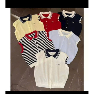 LT - Áo len mongtoghi tay hến cổ bẻ quảng châu, free size nhiều màu 1197