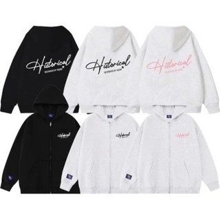 Áo Hoodie Zip / hoodie Nam Nữ Historical Màu Xám, Form Rộng Unisex, Thiết Kế In Chữ Cực Đẹp 2025