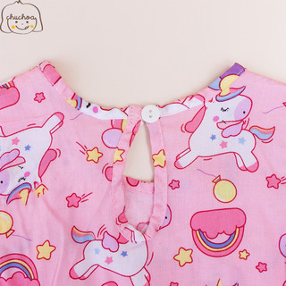 Váy Lanh bé gái, Đầm Lanh bé gái sát nách dáng suông ChuChoaKids [VBC26]