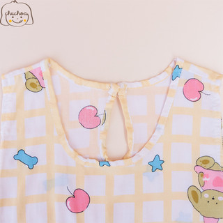 Váy Lanh bé gái, Đầm Lanh bé gái sát nách dáng suông ChuChoaKids [VBC26]
