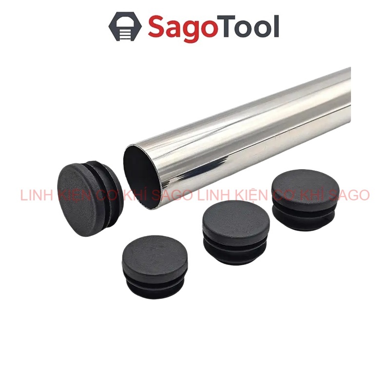 Nút Bịt Ống Tròn Bằng Nhựa - Nắp Chụp Chân Bàn Ghế - Chống Trầy Sàn - Phi 12 - 60mm (5 cái) | BigBuy360 - bigbuy360.vn