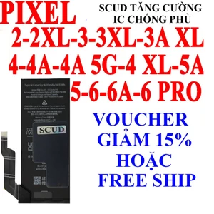 Pin Scud cho Google Pixel 2/2XL/2 XL/3/3XL/3 XL/3A XL/4/4XL/4 XL/4A/4A 5G/4XL/4 XL/5/5A/6/6A/6 Pro