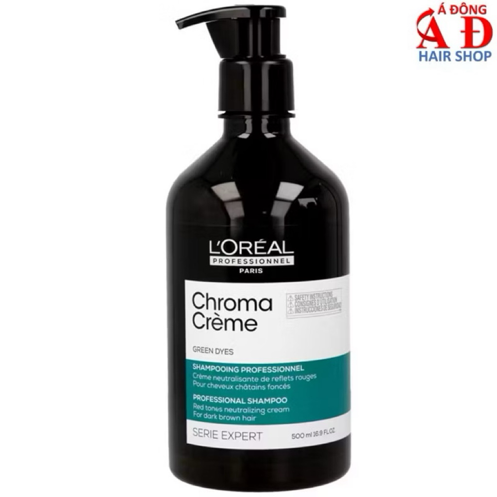 [Thanh lý] [Loreal] Dầu gội Tím - Xanh khử Vàng - Đỏ L’Oréal Serie Expert Chroma Creme Silver - Green