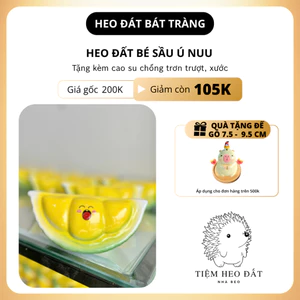 Heo Đất Hình Trái Sầu Dễ Thương – Gốm Sứ Bát Tràng – Hộp Tiết Kiệm Mini