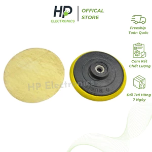 Đế dính chà nhám tròn 100mm dùng cho máy mài cầm tay Đĩa đánh bóng tự dính