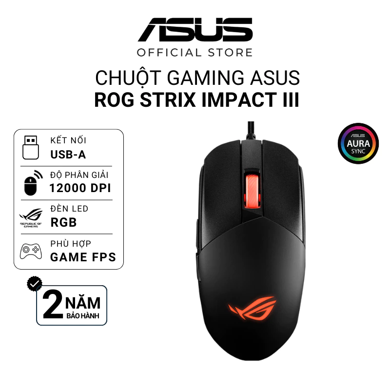 Chuột ROG Strix Impact III