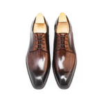 Giày Tây Nam Derby Classic P08‑G64 – Da bò Italia cao cấp – Đế da tăng 4 cm, khâu McKay — ảnh 1