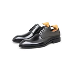 Giày Tây Nam Derby Classic P08‑G64 – Da bò Italia cao cấp – Đế da tăng 4 cm, khâu McKay — ảnh 8