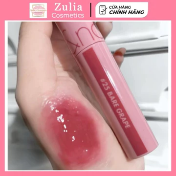 Son Romand Bóng Juicy Lasting Tint Màu Juicy 25 Bare Grape (Cool Nude) Màu Beige Ánh Hồng 5.5gam