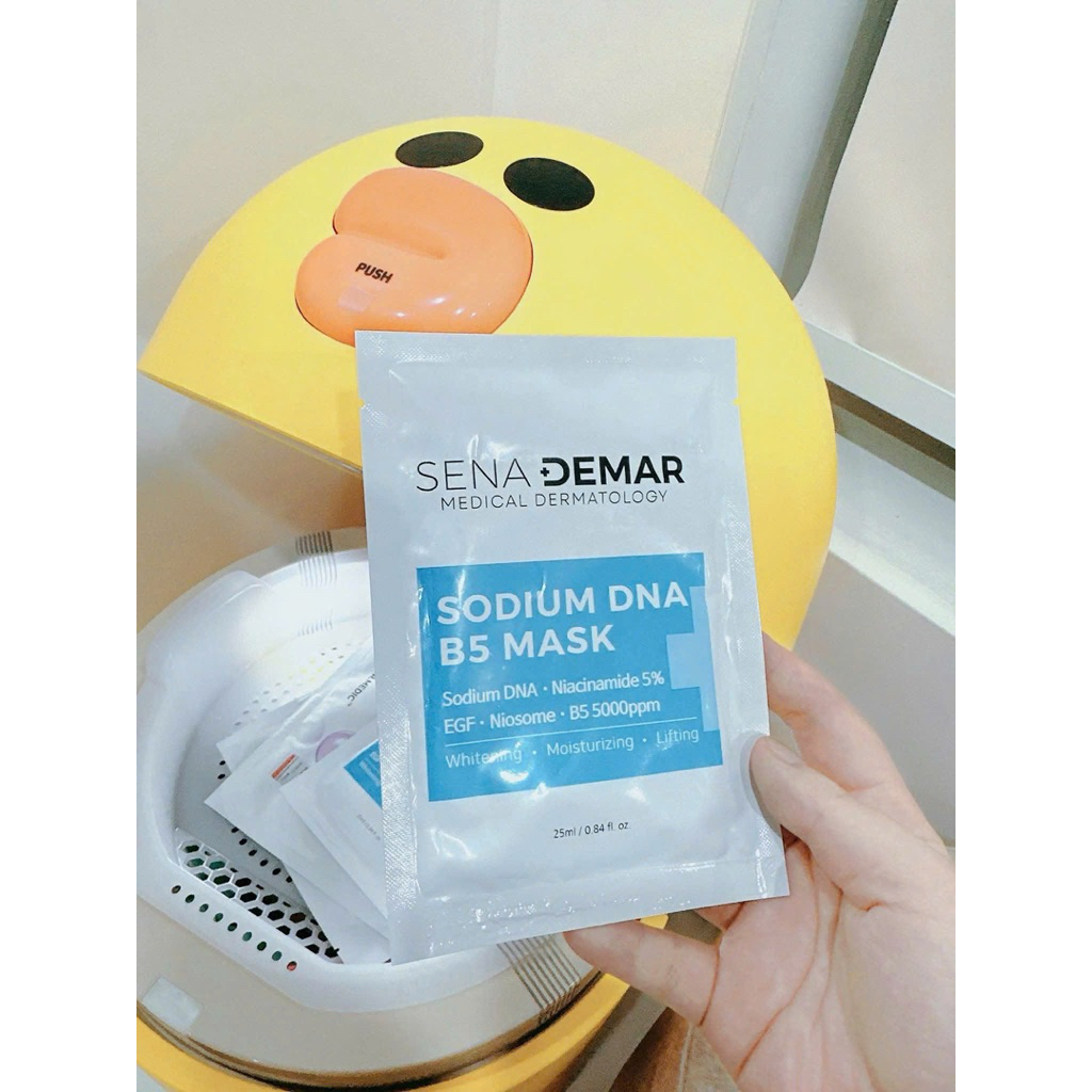 Combo 30-50 miếng Mặt nạ Sena demar sodium DNA B5 mask, 25ml - hạn 2028 HQ mặt nạ senademar  IS298