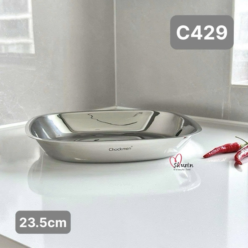 Khay đĩa vuông Chockmen 23.5cm - C429 Model: CKM-JY23WS