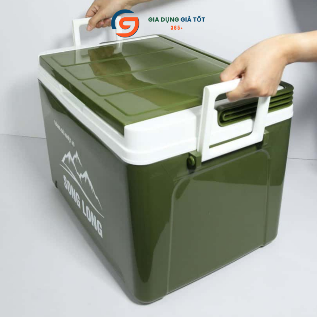 Thùng giữ nhiệt 40L Song Long - thùng đá du lịch, dã ngoại, cắm trại, giữ lạnh thực phẩm nước uống