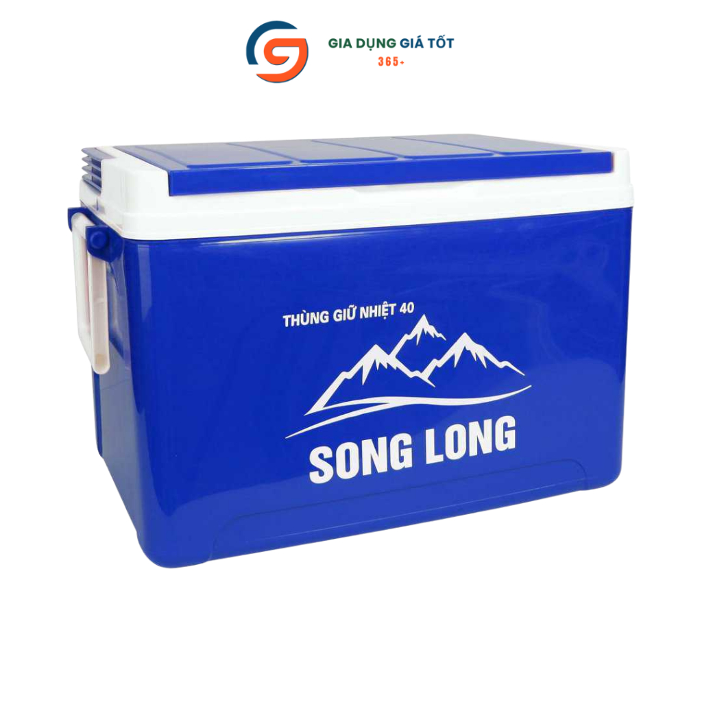 Thùng giữ nhiệt 40L Song Long - thùng đá du lịch, dã ngoại, cắm trại, giữ lạnh thực phẩm nước uống