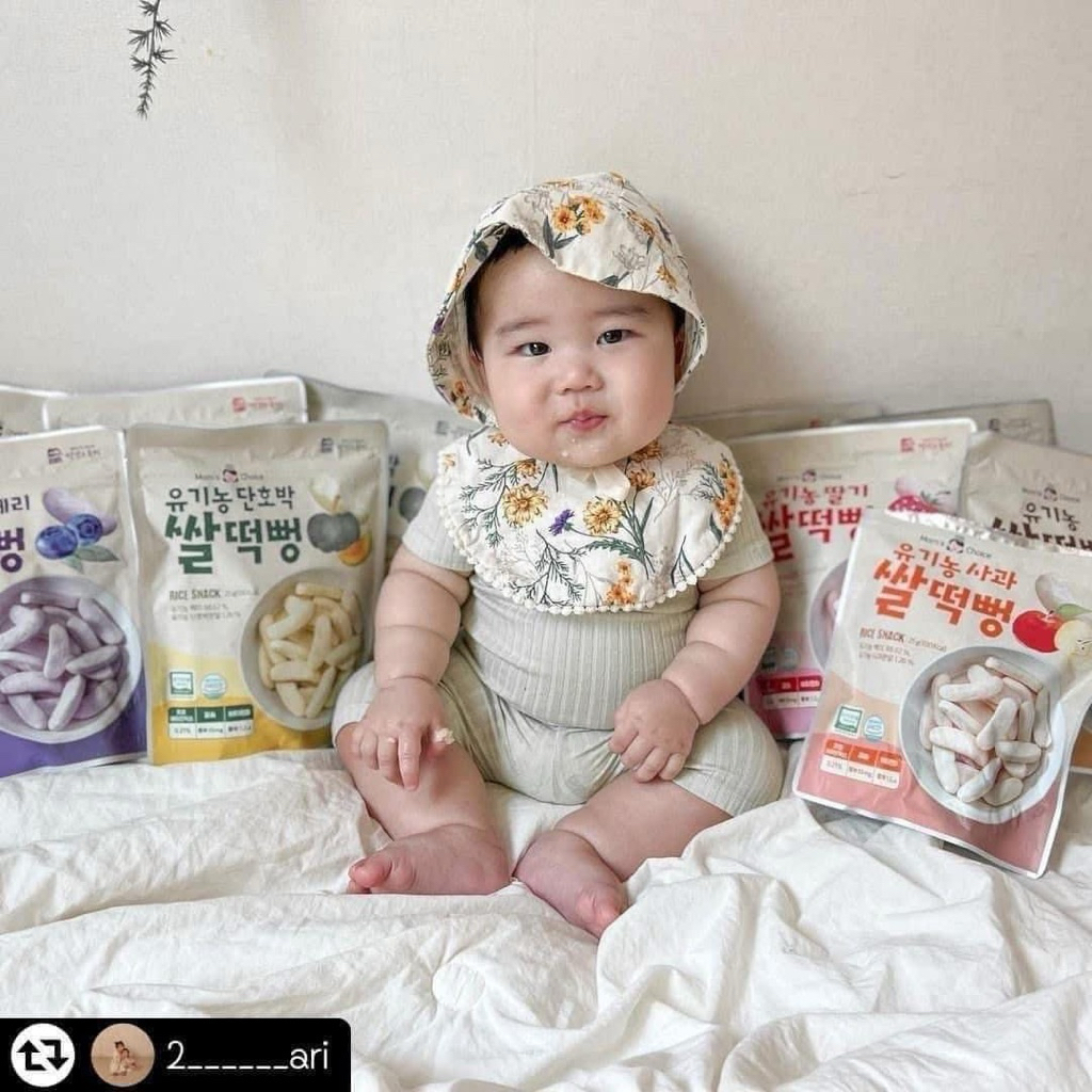 Bánh gạo hữu cơ Mom's Choice cho bé ăn dặm từ 6 tháng tuổi