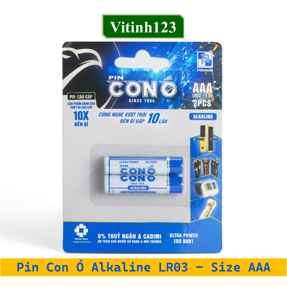 Pin con Ó Alkaline LR03 (AAA), Pin con Ó Alkaline LR6 (AA) | Shopee ...