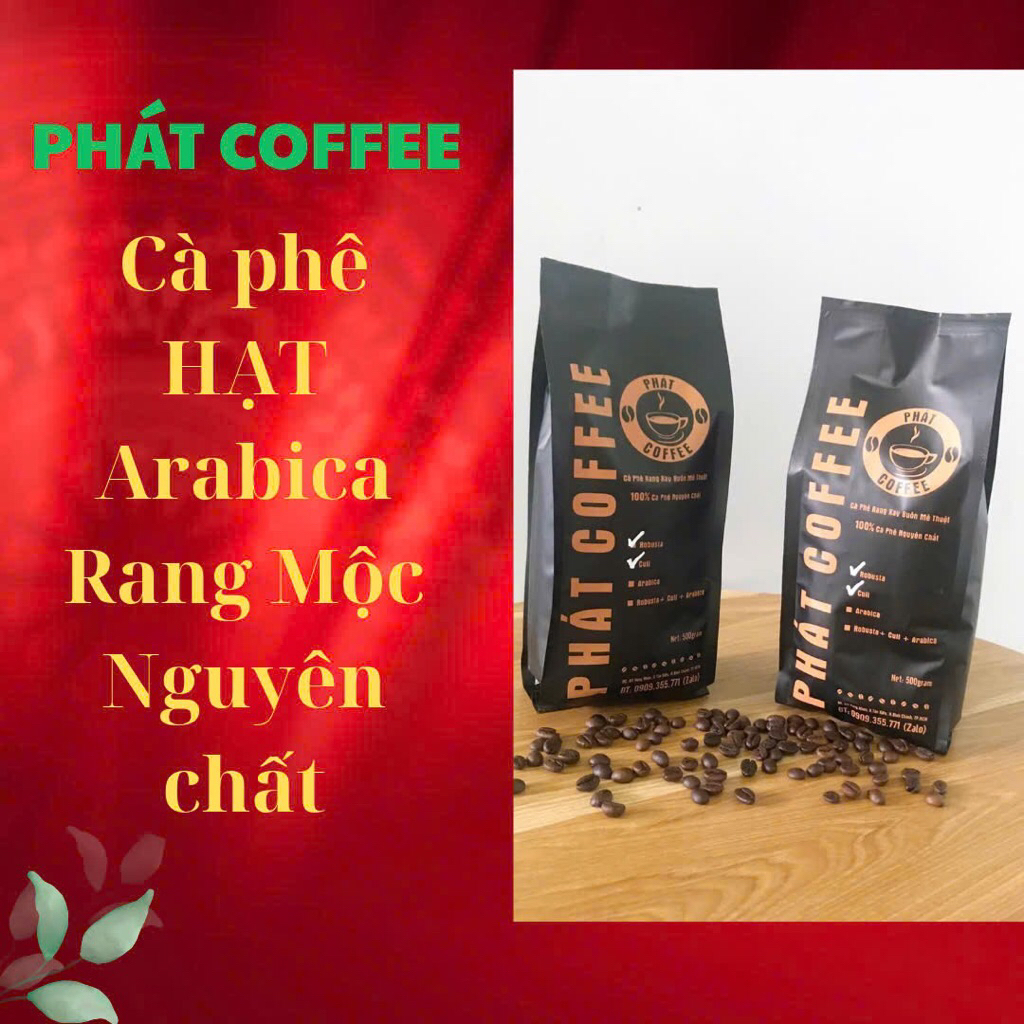 Cà phê giá Sỉ nguyên chất 100% Arabica Rang Mộc ( HẠT & BỘT)