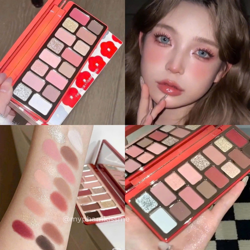 Bảng mắt Qianyan Cheeryep Natural Color Starring 16 ô màu lung linh | NHÍM HOUSE