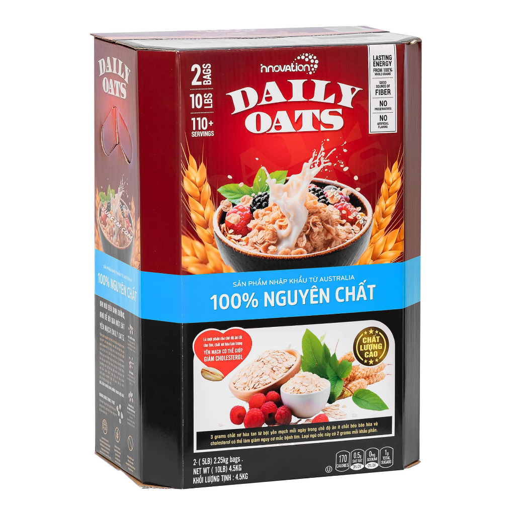 [HÀNG CÔNG TY] Yến mạch nguyên chất Innovation Daily Oat - KEYGYM