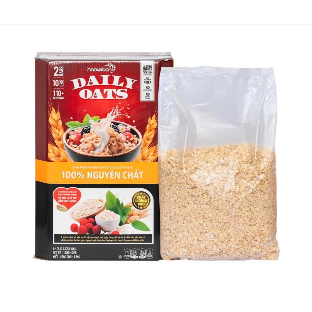 [HÀNG CÔNG TY] Yến mạch nguyên chất Innovation Daily Oat - KEYGYM
