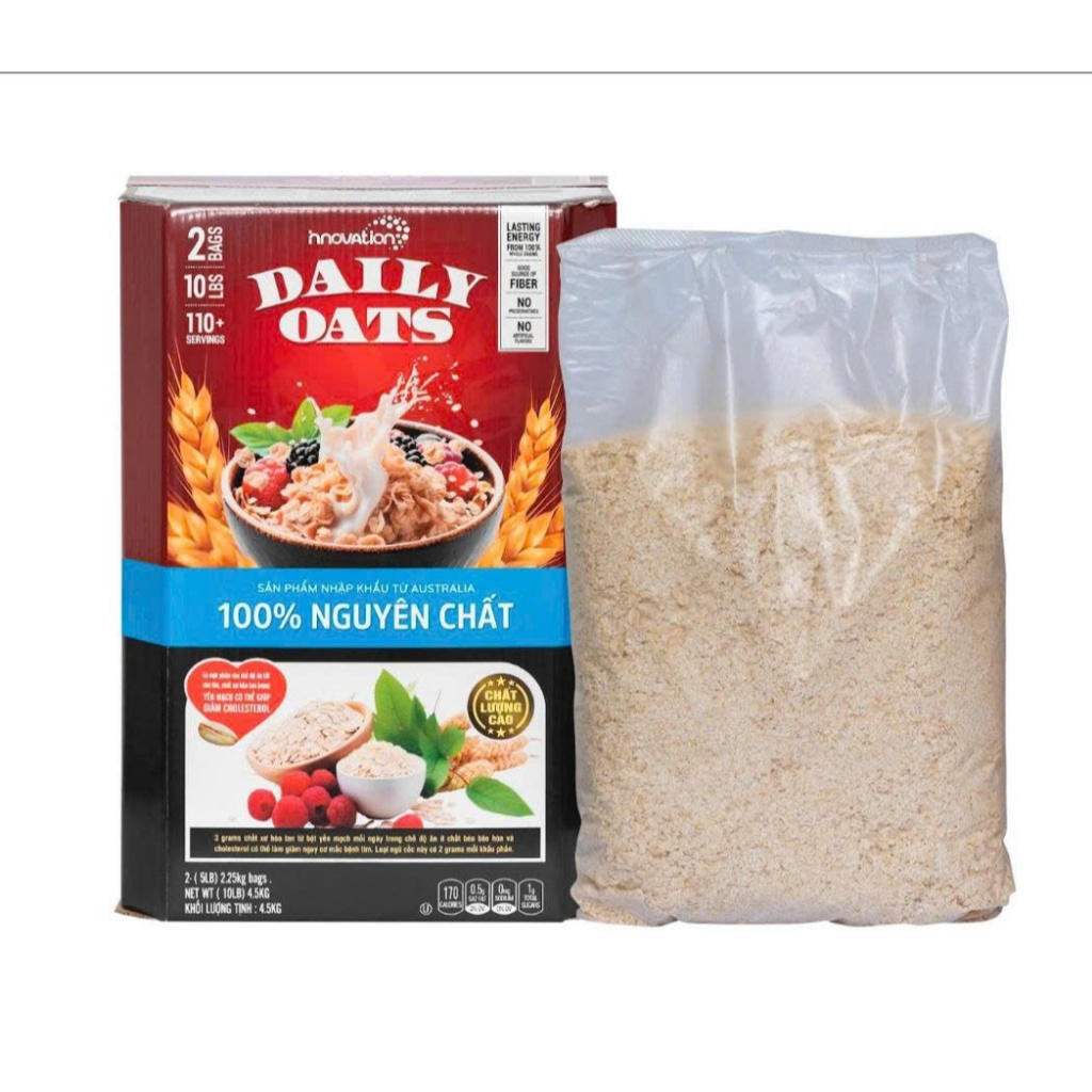 [HÀNG CÔNG TY] Yến mạch nguyên chất Innovation Daily Oat - KEYGYM