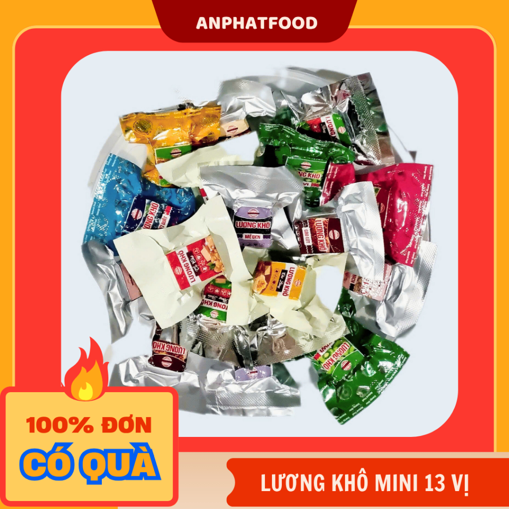 [SALE SỐC] - 1kg Lương Khô Mini Mix 13 Vị Đặc Biệt thơm ngon Hải Châu ...