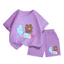Bộ Thun Cotton Mềm Mại Cho Bé – Hình Gấu Nâu Lướt Ván Go, Dễ Mặc, Thoáng Mát Ngày Hè (M 253)