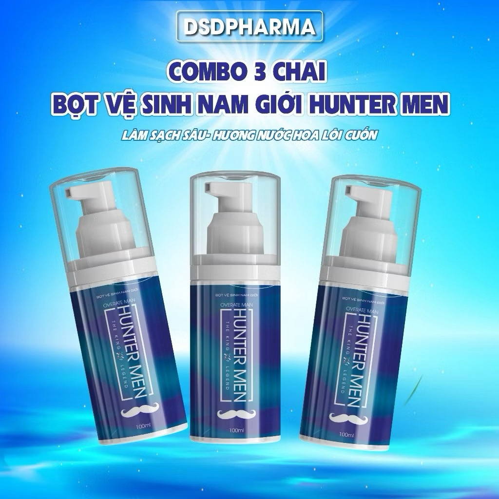 ✅[Chính Hãng] bọt vệ sinh hunter men hương thơm nước hoa, thơm tho sạch sẽ (hàng date mới)