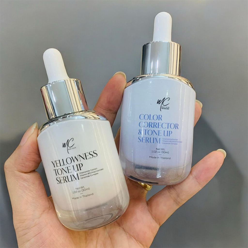 Serum tím nâng tông MC Color Corrector & Tone Up 30ml – Dưỡng trắng, hiệu chỉnh màu da, kiềm dầu