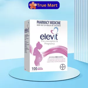 Viên uống Vitamin Tổng Hợp cho bà Bầu Elevit 100 viên của Úc mẫu mới date mới, giúp mẹ bầu khỏe, con khỏe