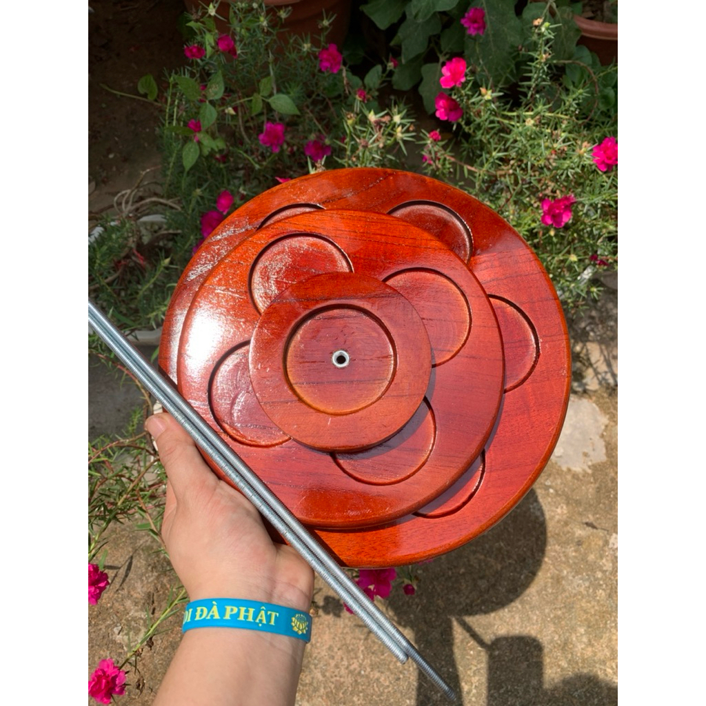 Tháp nước 3 Tầng bày nước trang trí ban thờ lễ Tết  tiện lợi sang trọng