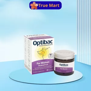 Men vi sinh Optibac tím phụ khoa (30v/ 90v) hỗ trợ vùng kín cho phụ nữ và mẹ bầu