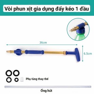 Dụng cụ phun 2 đầu chất liều đồng dễ lắp đặt dùng để phun nước, phun trong nông nghiệp, phun lau dọn cửa kính...