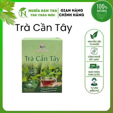 Trà cần tây 30 túi lọc trọn vị thiên nhiên, hỗ trợ giảm cân,hệ tiêu hóa, thanh lọc cơ thể