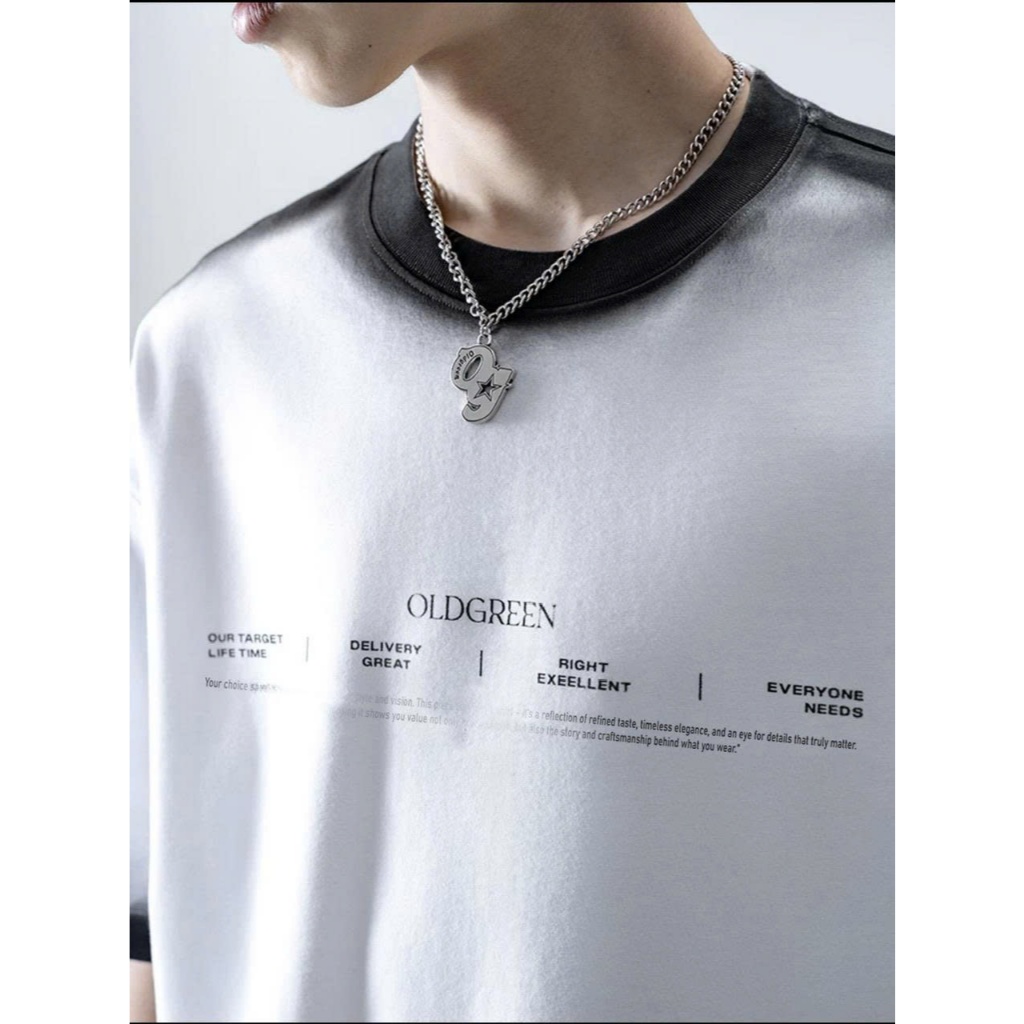 Áo thun Stee Cổ tròn Spiant OLDGREEN Localbrand ICVCVNI Unisex Cototn