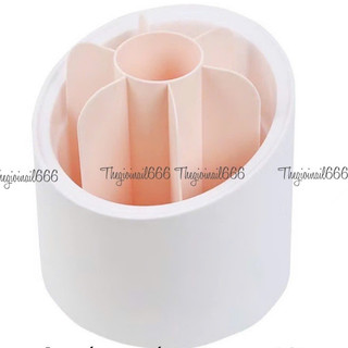 Lọ nhựa cắm cọ quay 360 độ hỗ trợ sắp xếp cọ màu ngẫu nhiên