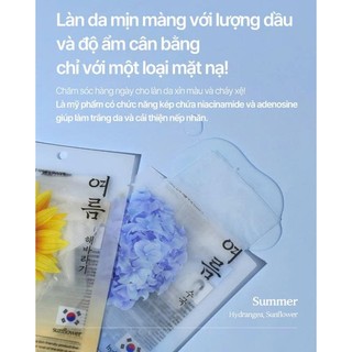 Mặt nạ Prettyskin Hankook 4 mùa 1 miếng