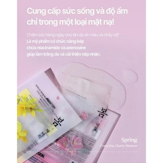 Mặt nạ Prettyskin Hankook 4 mùa 1 miếng