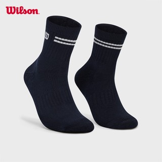 Tất Thể Thao Wilson U QTR Top Logo Stripe Socks WU00061511