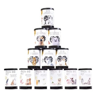 Pate King's Pet Dành Cho Chó Mèo Lon 380G Thịt Thật Dinh Dưỡng