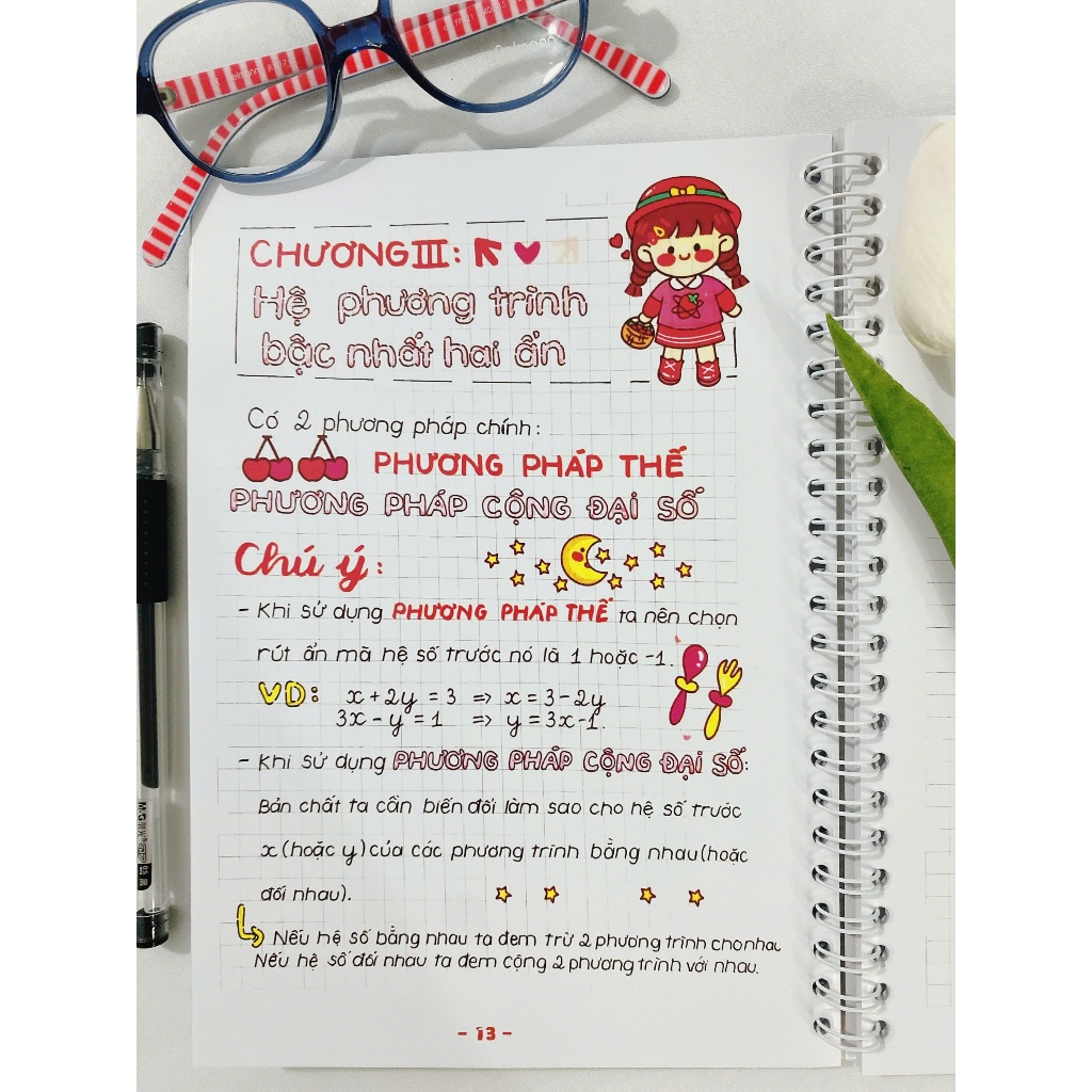 Sketchnote Sổ tay học giỏi Toán 9, sổ tay tổng hợp đầy đủ kiến thức môn Toán 9